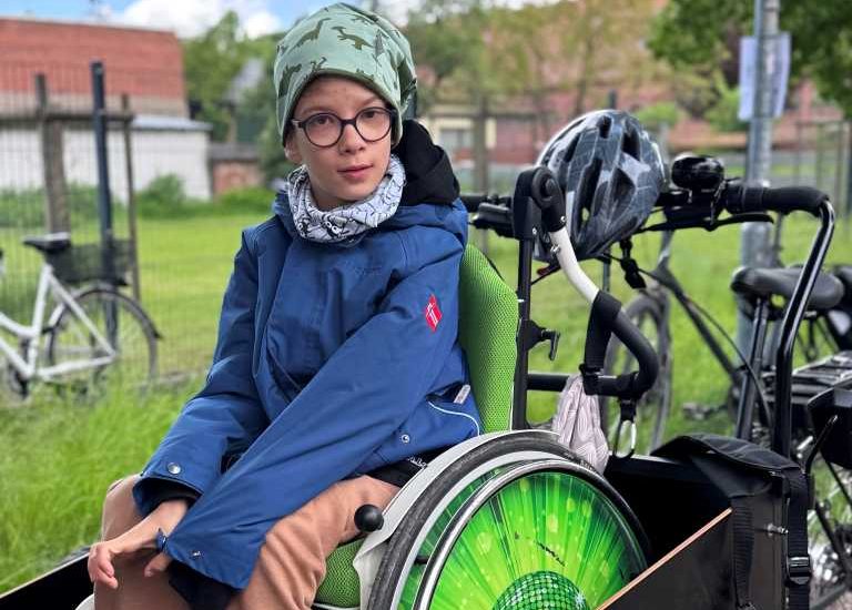 Fynns neues Lastenrad: Ein Leben mit mehr Mobilität
